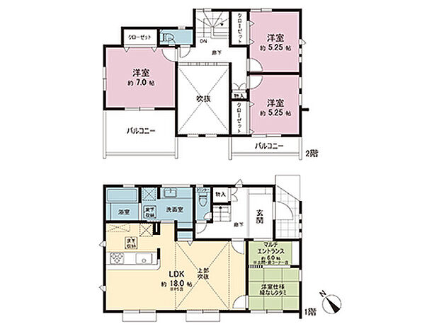 間取図です。図面と異なる場合は現況を優先させていただきます。
