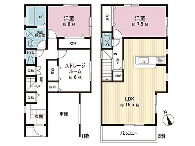 間取図です。図面と異なる場合は現況を優先させていただきます。