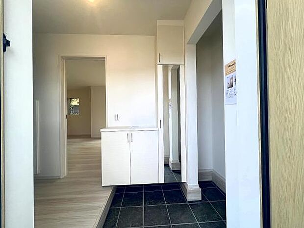 いつも気持ちよくご家族を迎えられる玄関です。