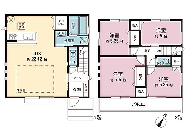 間取図です。図面と異なる場合は現況を優先させていただきます。