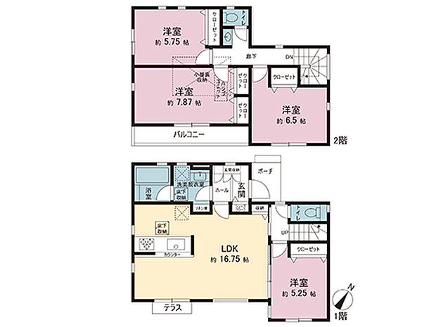 間取図です。図面と異なる場合は現況を優先させていただきます。