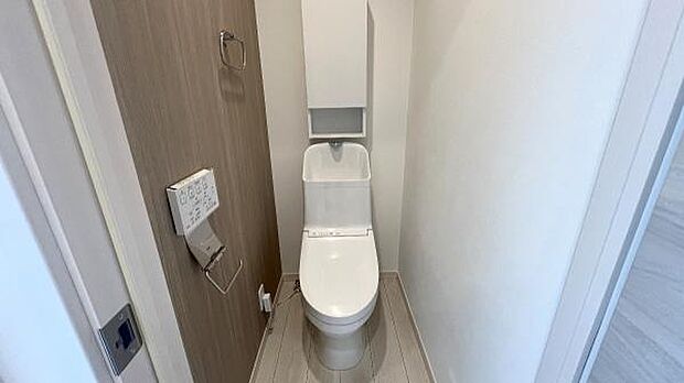 ほっと安らげるトイレ空間です。