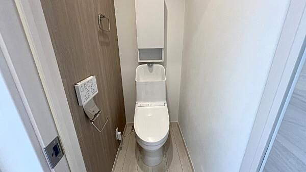 ほっと安らげるトイレ空間です。