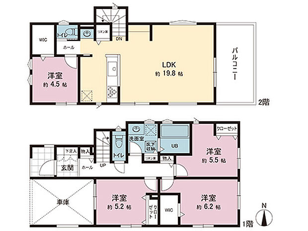間取図です。図面と異なる場合は現況を優先させていただきます。