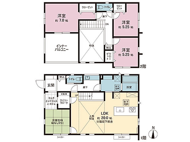 間取図です。図面と異なる場合は現況を優先させていただきます。