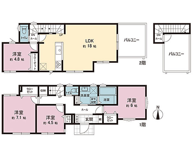 間取図です。図面と異なる場合は現況を優先させていただきます。