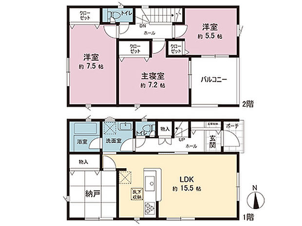 間取図です。図面と異なる場合は現況を優先させていただきます。