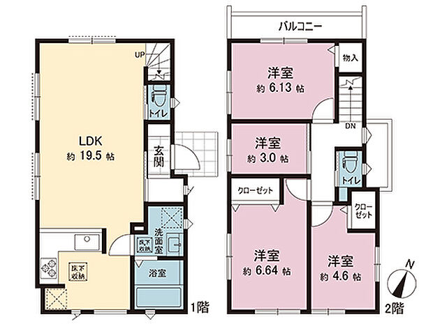 間取図です。図面と異なる場合は現況を優先させていただきます。