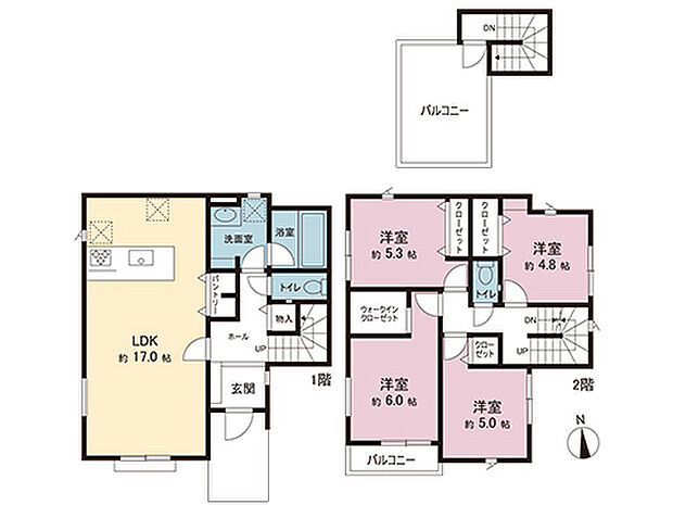 間取図です。図面と異なる場合は現況を優先させていただきます。