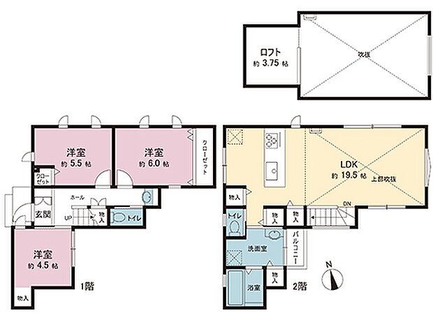 間取図です。図面と異なる場合は現況を優先させていただきます。