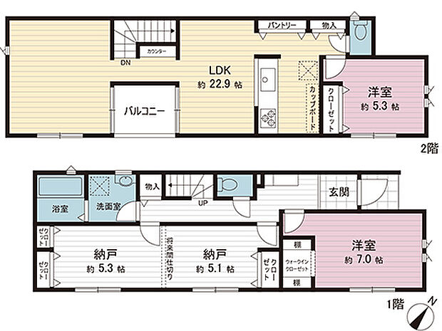 間取図です。図面と異なる場合は現況を優先させていただきます。