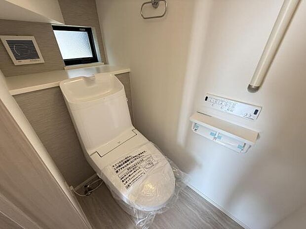 ほっと安らげるトイレ空間です。