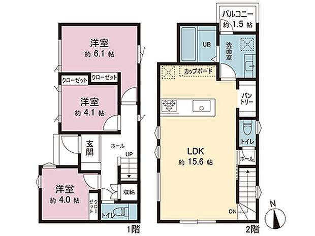 間取図です。図面と異なる場合は現況を優先させていただきます。