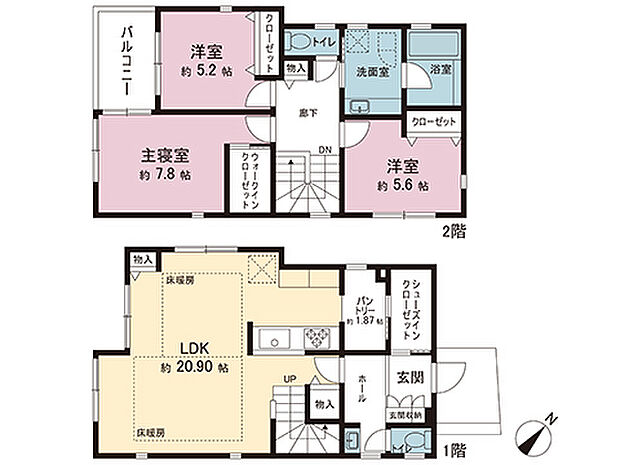 間取図です。図面と異なる場合は現況を優先させていただきます。