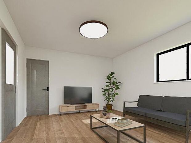 完成予想図（内観）：図面を基に描きおこしたもので、実際とは異なる場合がございます。