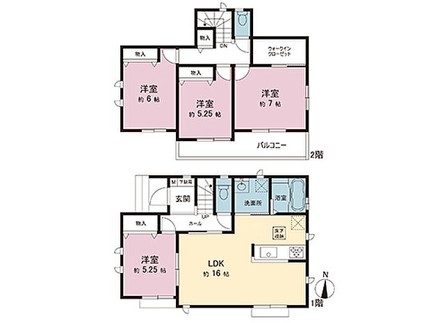 間取図です。図面と異なる場合は現況を優先させていただきます。
