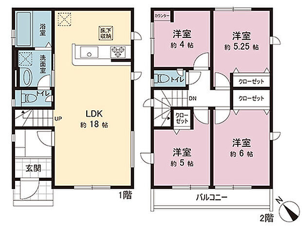 間取図です。図面と異なる場合は現況を優先させていただきます。