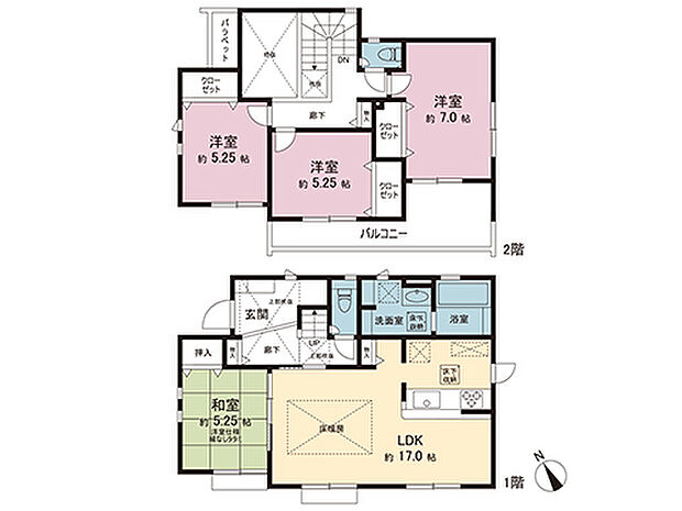 間取図です。図面と異なる場合は現況を優先させていただきます。