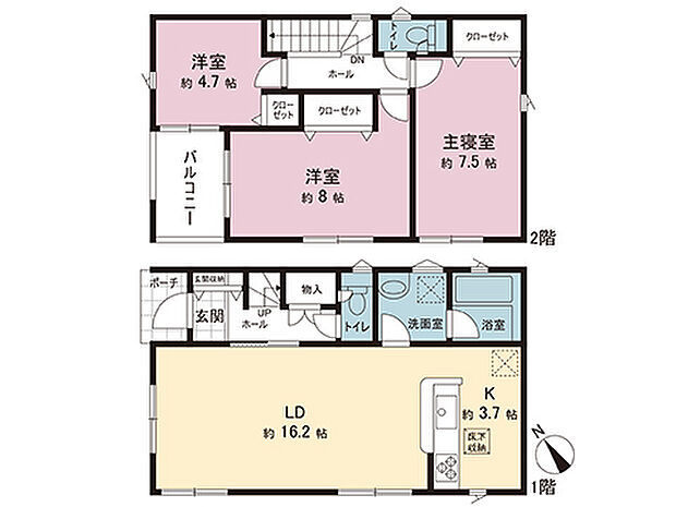 間取図です。図面と異なる場合は現況を優先させていただきます。