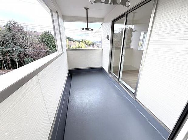 お洗濯ものを気持ち良く太陽の光で干せるのが嬉しいですね。