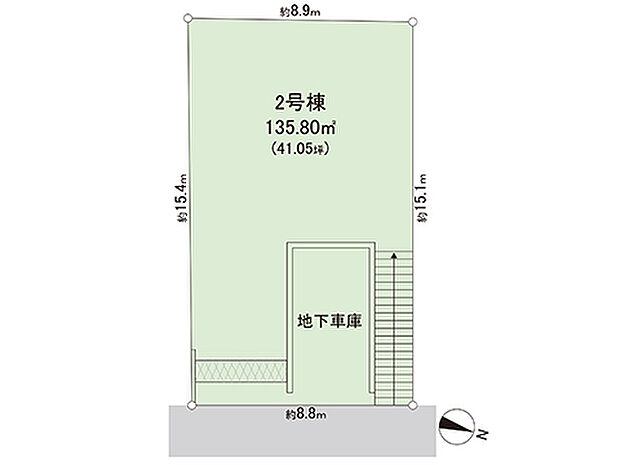 区画図です。図面と異なる場合は現況を優先させていただきます。