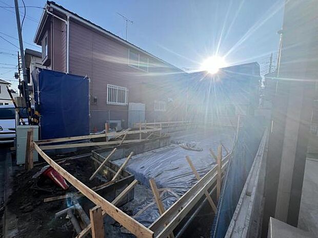 一生懸命建築中です。完成が楽しみですね。