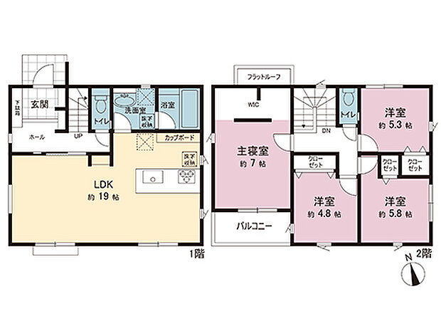 間取図です。図面と異なる場合は現況を優先させていただきます。