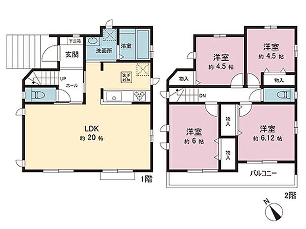 間取図です。図面と異なる場合は現況を優先させていただきます。