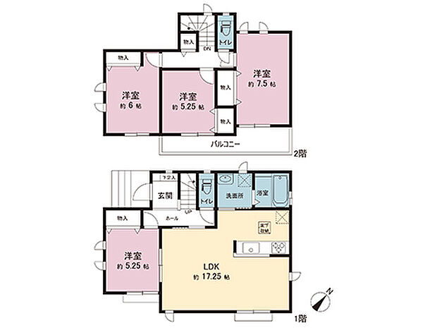 間取図です。図面と異なる場合は現況を優先させていただきます。