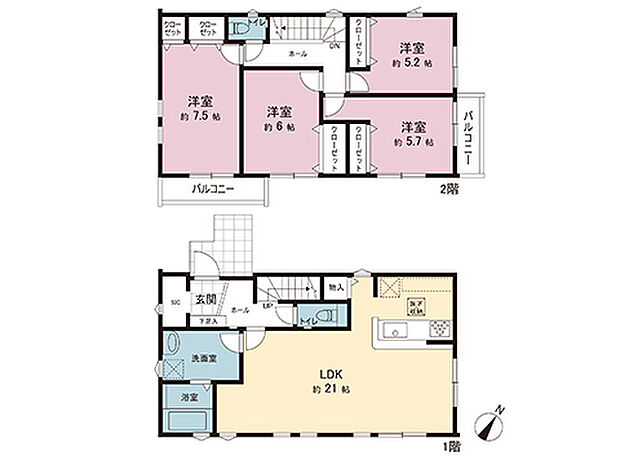 間取図です。図面と異なる場合は現況を優先させていただきます。
