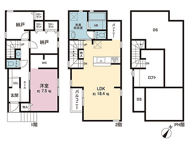間取図です。図面と異なる場合は現況を優先させていただきます。