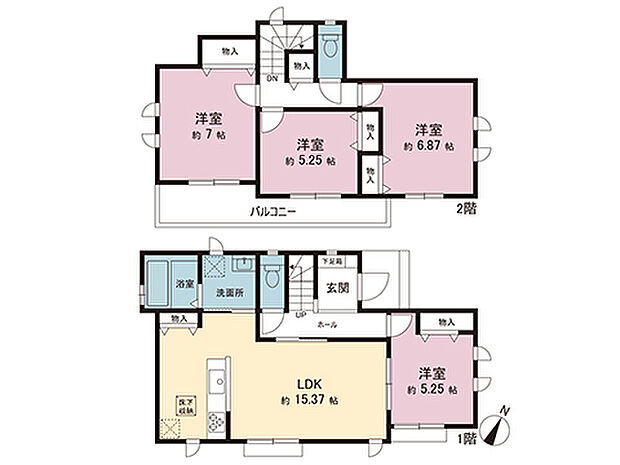 間取図です。図面と異なる場合は現況を優先させていただきます。