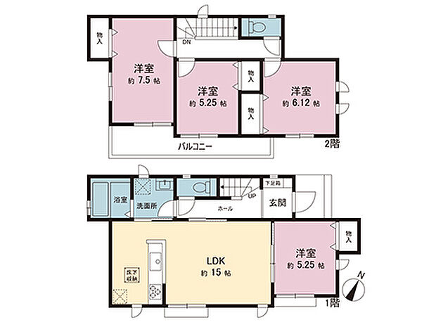 間取図です。図面と異なる場合は現況を優先させていただきます。