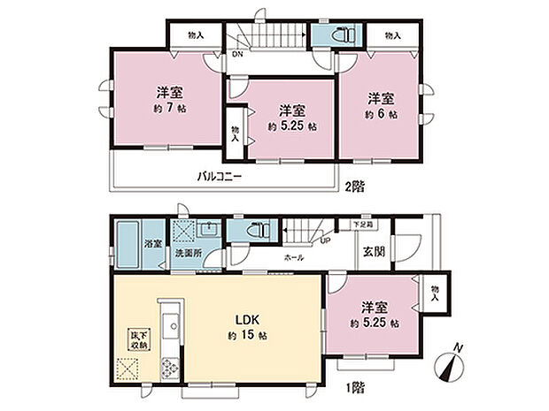 間取図です。図面と異なる場合は現況を優先させていただきます。