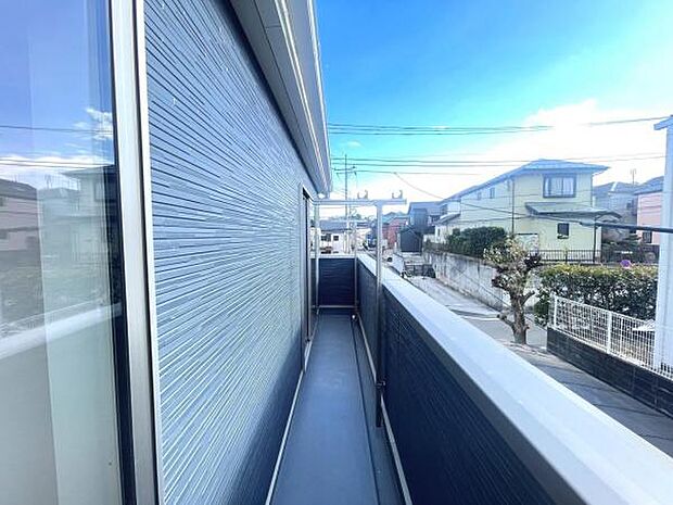 お洗濯ものを気持ち良く太陽の光で干せるのが嬉しいですね。