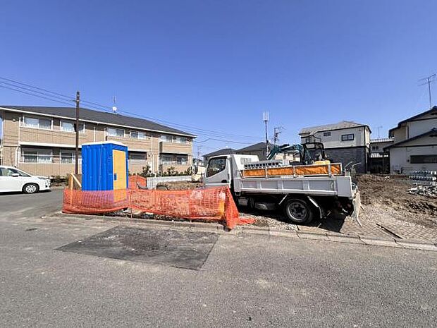 一生懸命建築中です。完成が楽しみですね。