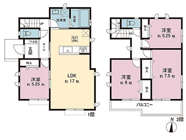 間取図です。図面と異なる場合は現況を優先させていただきます。