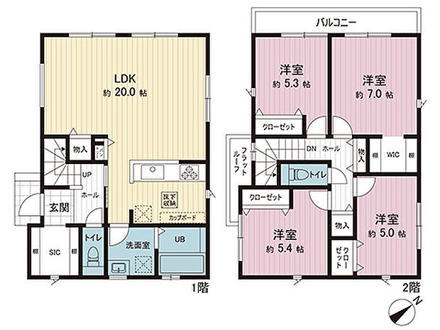 間取図です。図面と異なる場合は現況を優先させていただきます。