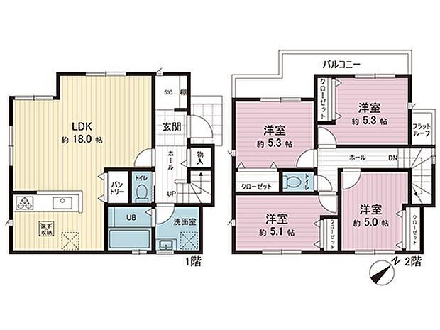 間取図です。図面と異なる場合は現況を優先させていただきます。