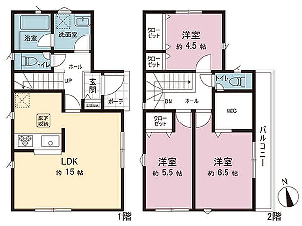 間取図です。図面と異なる場合は現況を優先させていただきます。