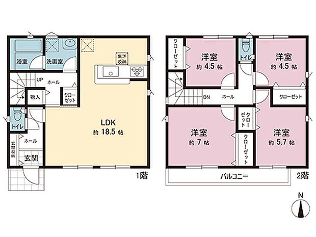 間取図です。図面と異なる場合は現況を優先させていただきます。
