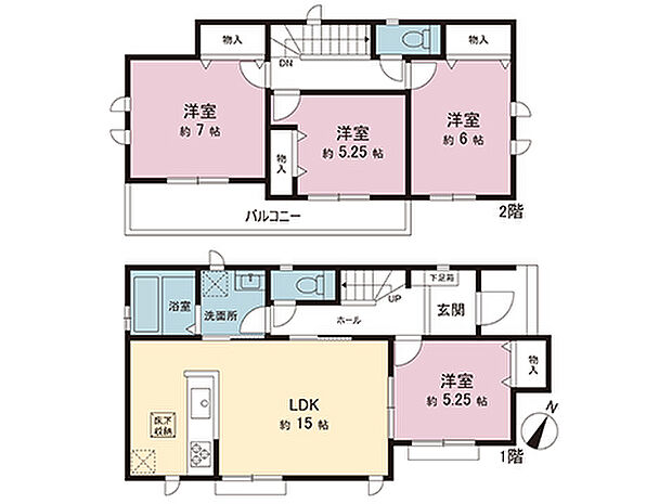 間取図です。図面と異なる場合は現況を優先させていただきます。