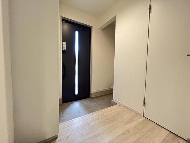 いつも気持ちよくご家族を迎えられる玄関です。
