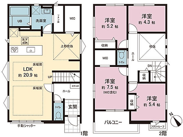 間取図です。図面と異なる場合は現況を優先させていただきます。