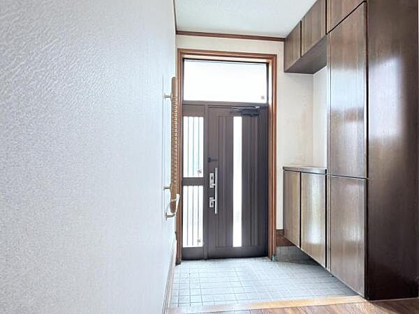 いつも気持ちよくご家族を迎えられる玄関です。
