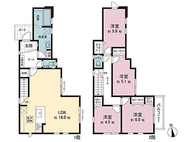 間取図です。図面と異なる場合は現況を優先させていただきます。