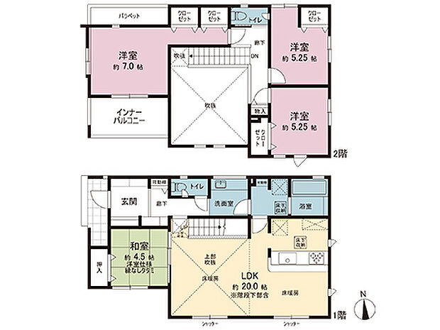 間取図です。図面と異なる場合は現況を優先させていただきます。