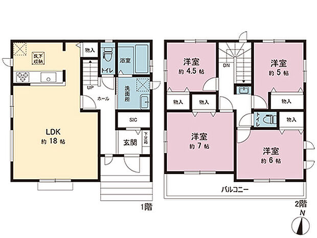 間取図です。図面と異なる場合は現況を優先させていただきます。
