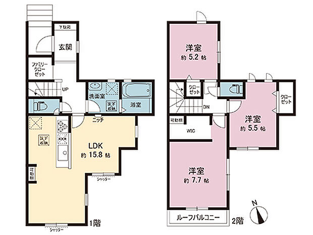 間取図です。図面と異なる場合は現況を優先させていただきます。