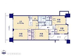 ユニヴェルシオール学園の丘 4LDKの間取図画像